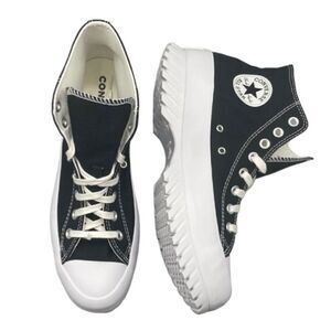 CONVERSE Chuck Taylor ⭐️ All Star ⭐️ Black White High Top Sneaker Shoes Size 9